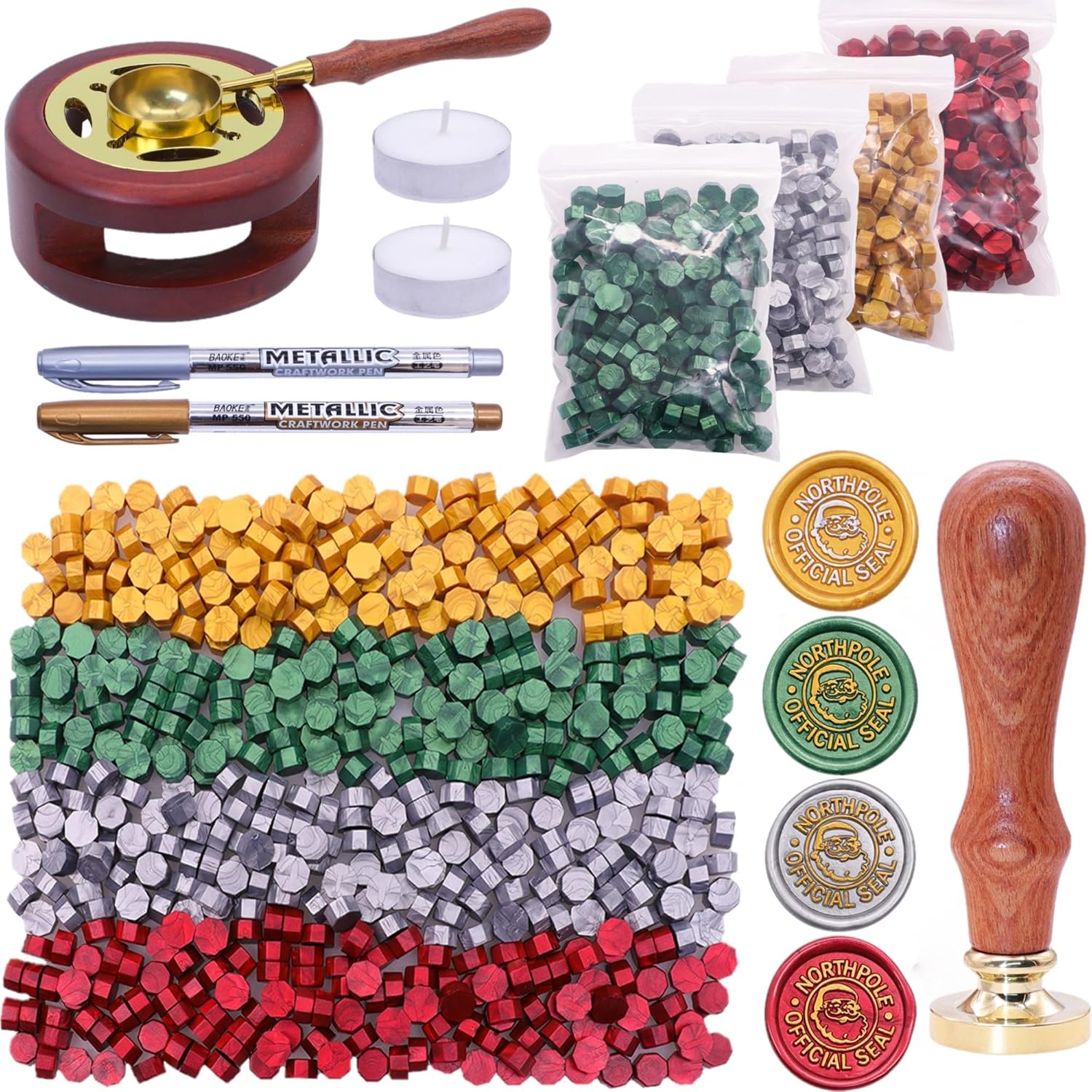 Christmas Seal Wax Kit - 800pc - Wax Seal Letter Kit ulasan dan harga