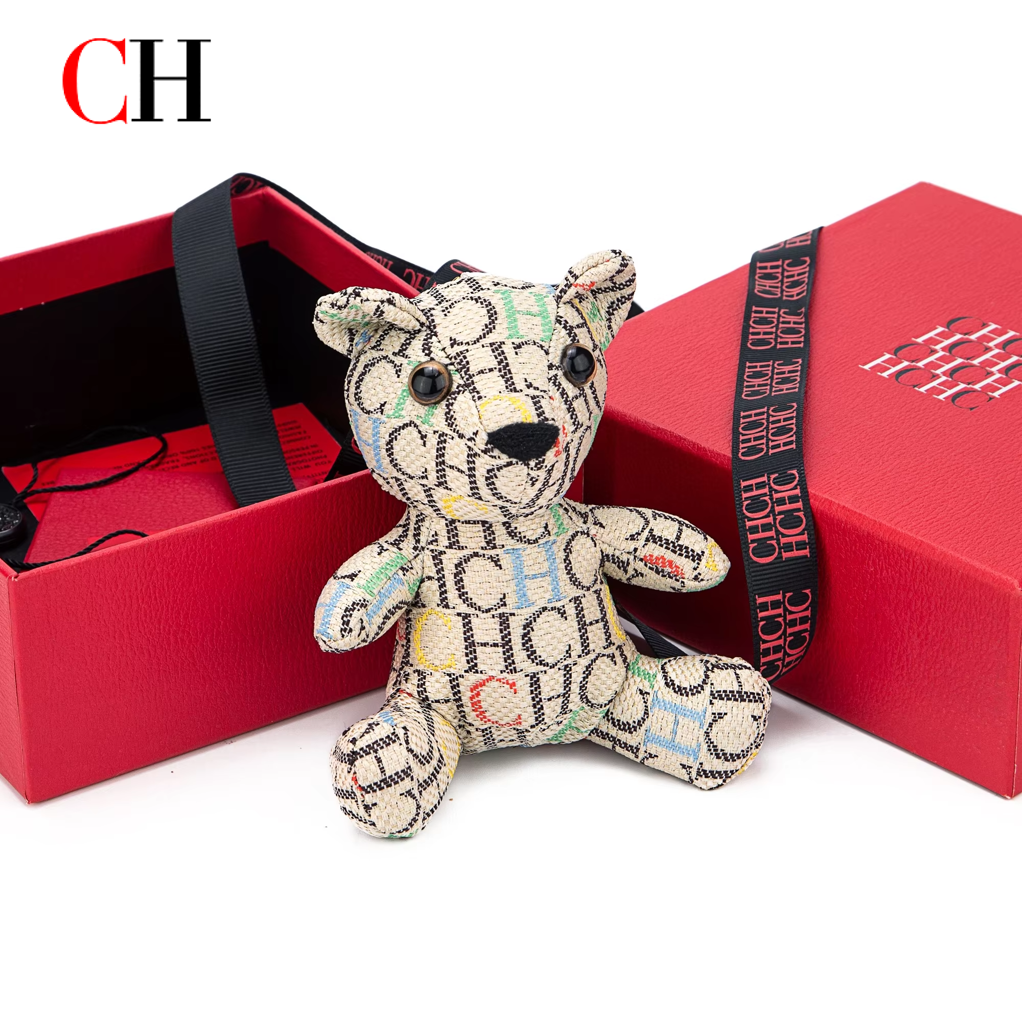 CH Bear Plush Keychain Monogra - Monogram Keychain Leather ulasan dan harga