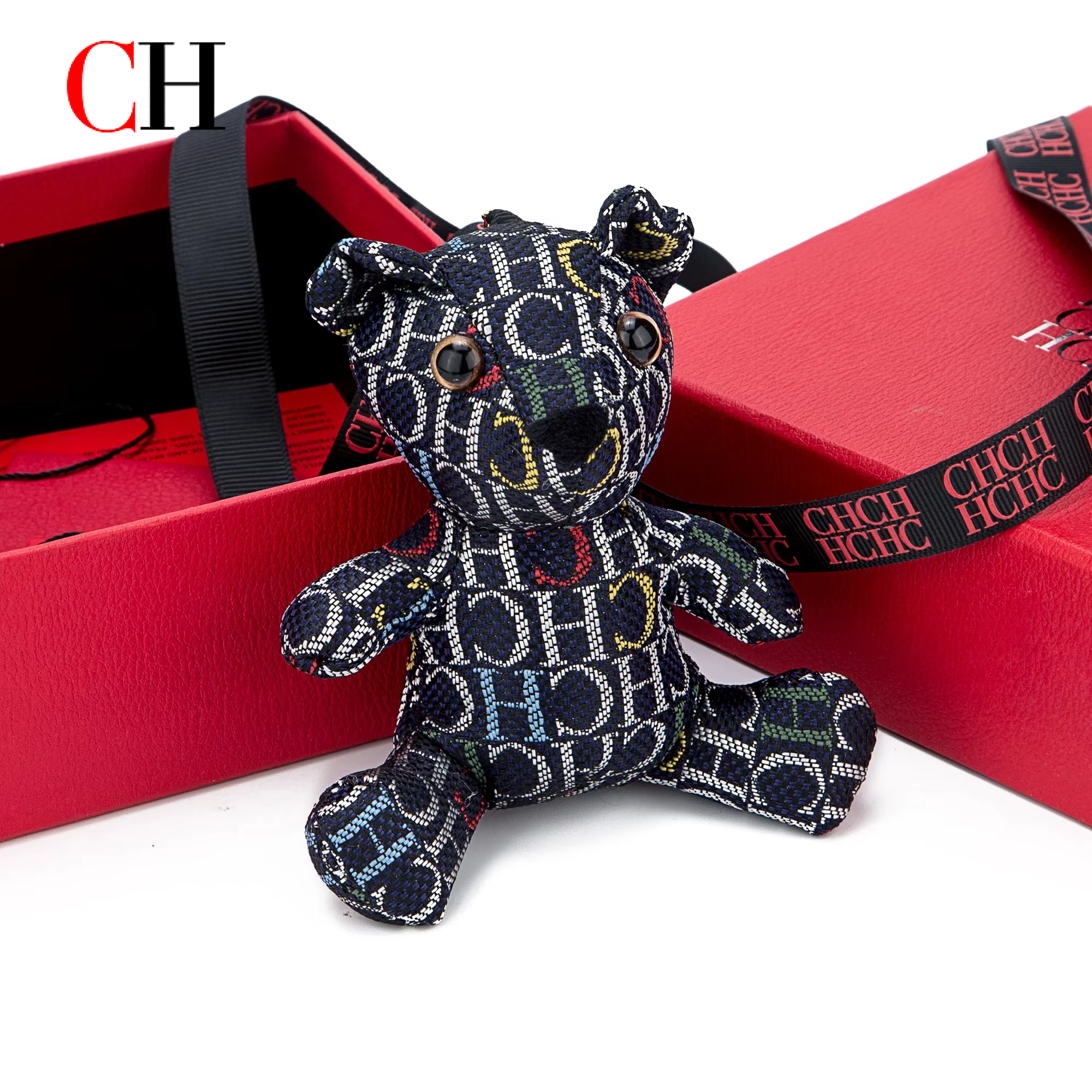 CH Bear Plush Keychain Monogra - Monogram Keychain Leather ulasan dan harga
