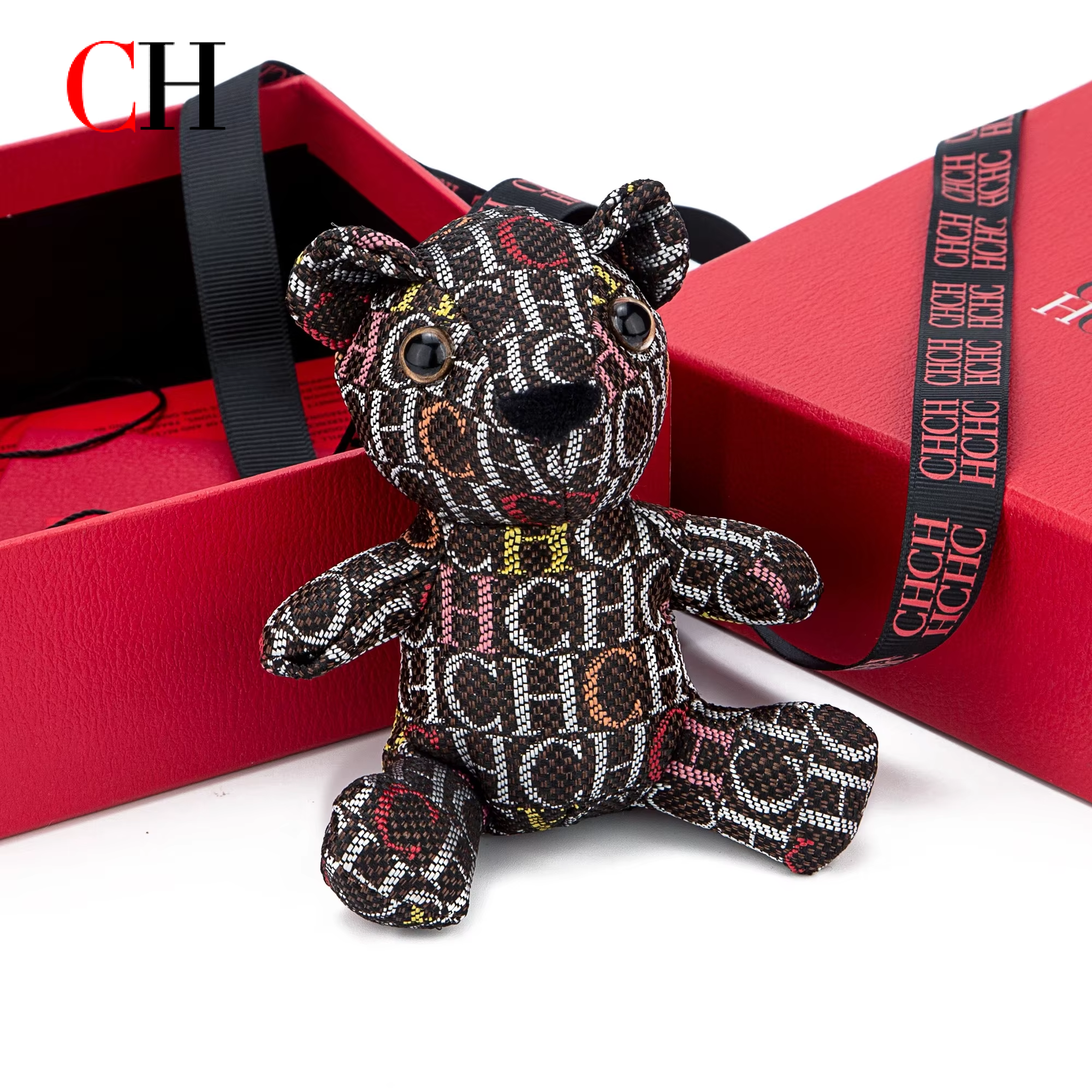 CH Bear Plush Keychain Monogra - Monogram Keychain Leather ulasan dan harga