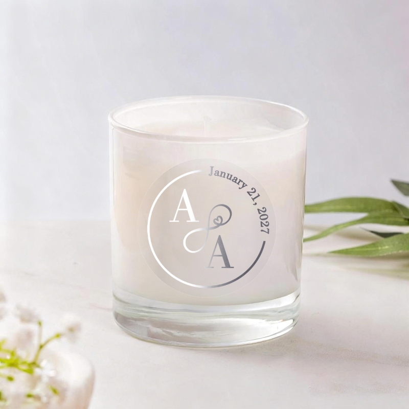 50PCS Personalized Wedding Sti - Personalised Candle Label ulasan dan harga