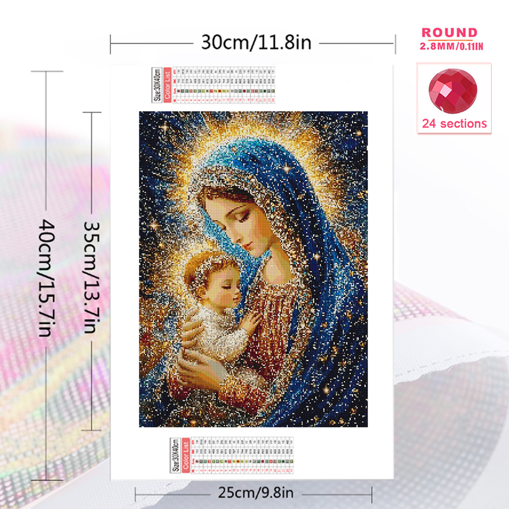 1PC frameless  Diamond Embroid - Photo Mosaic Print ulasan dan harga