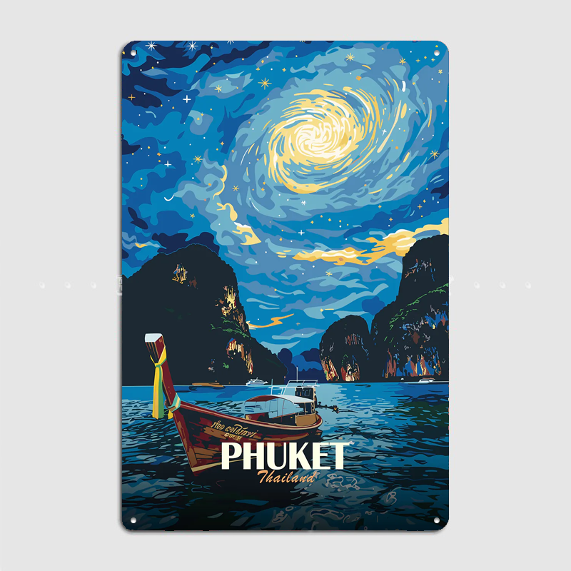 Phuket Thailand Night Sky Boat - Custom Night Sky ulasan dan harga