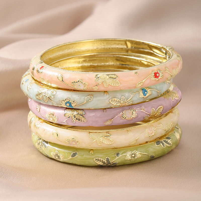 FTCY 5PCS Fine Small Flower Cl - Coordinates Bracelet ulasan dan harga