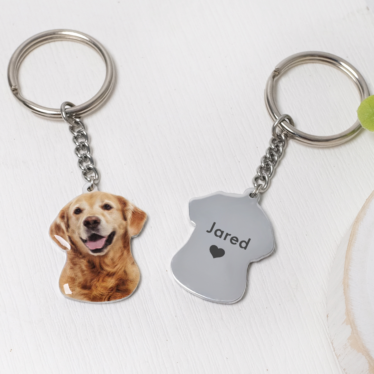Custom Pet Photo Keychain Pers - Pet Portrait Custom ulasan dan harga