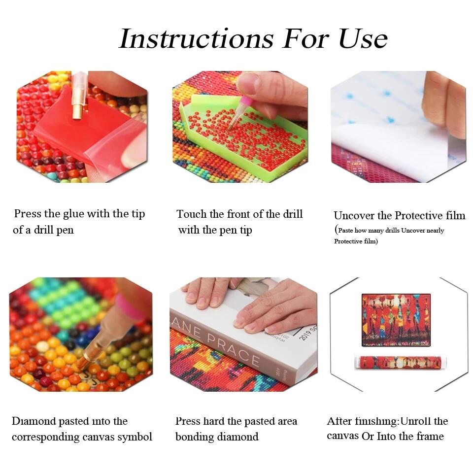 Frameless,5D DIY Full Square D - Photo Mosaic Print ulasan dan harga