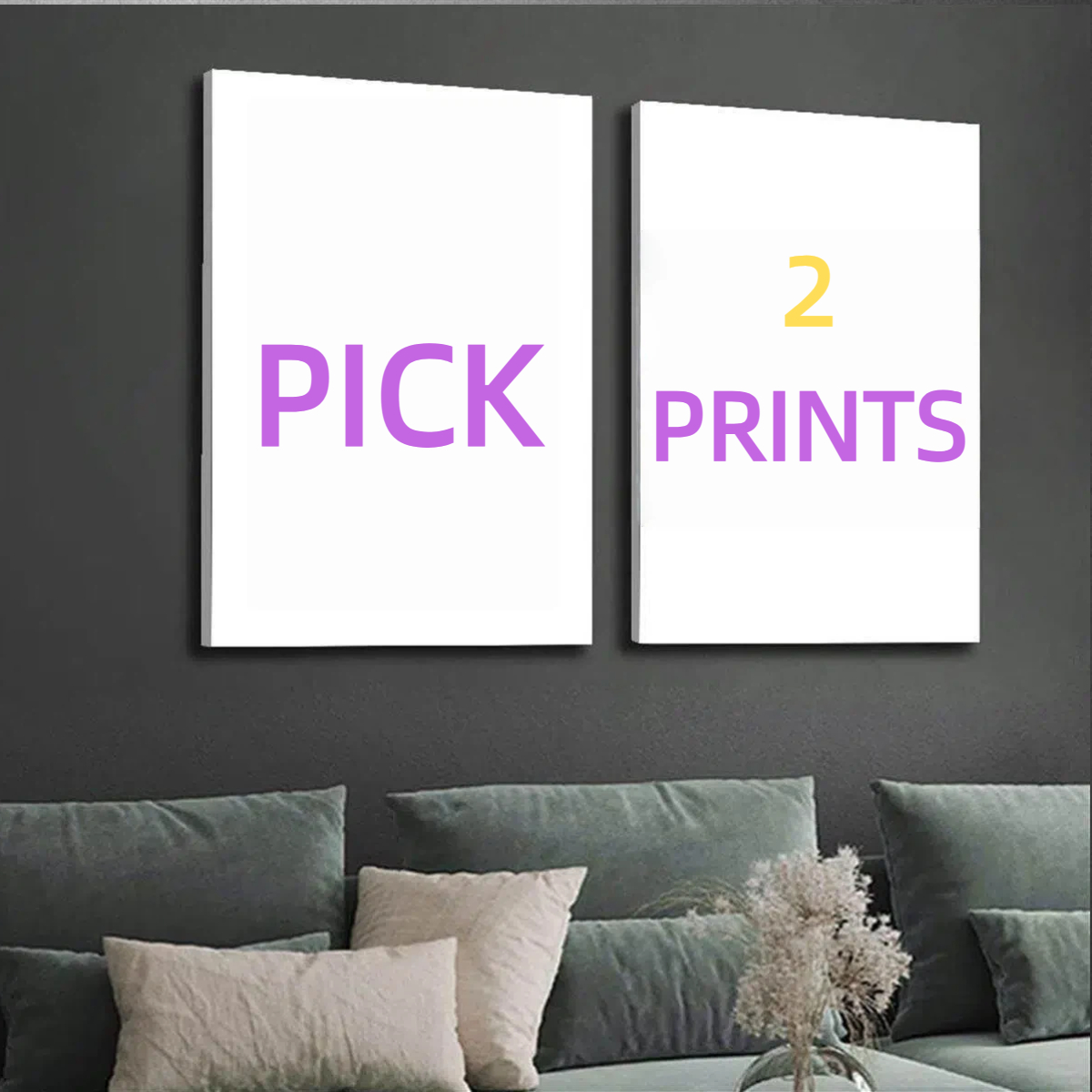 2pcs/set of custom canvas phot - Custom Map Poster ulasan dan harga