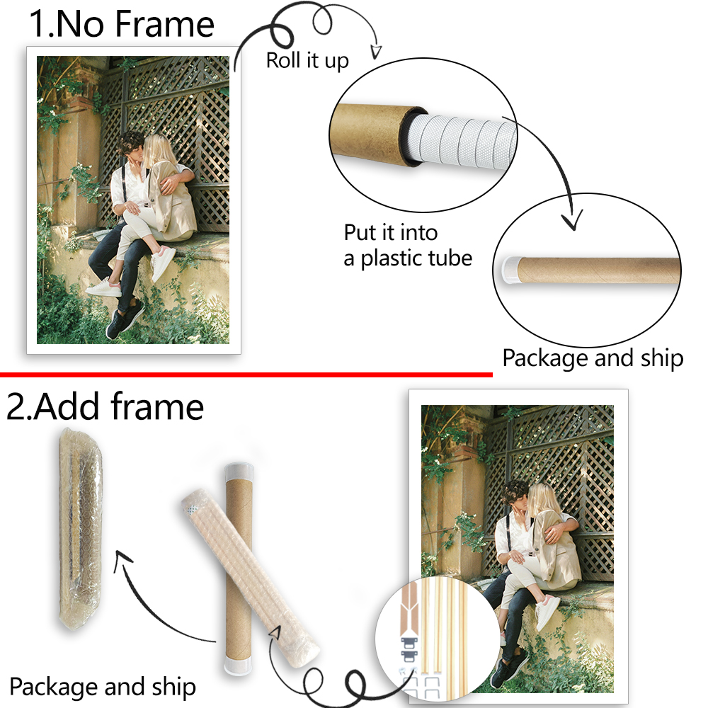 1 customized photo canvas, opt - Engraved Wood Frame ulasan dan harga