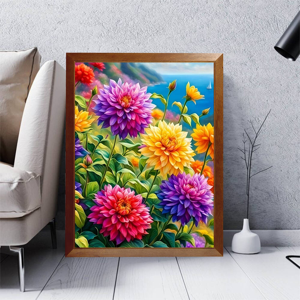Frameless, Diamond Painting Ne - Photo Mosaic Print ulasan dan harga