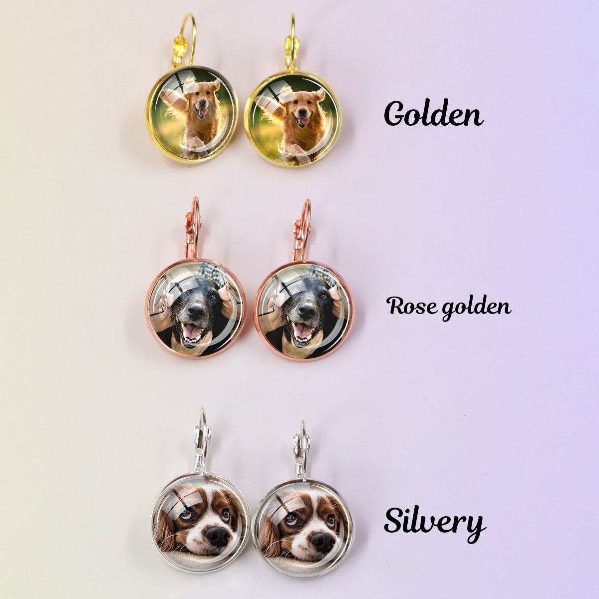 Custom Photo Earrings, Persona - Pet Portrait Custom ulasan dan harga