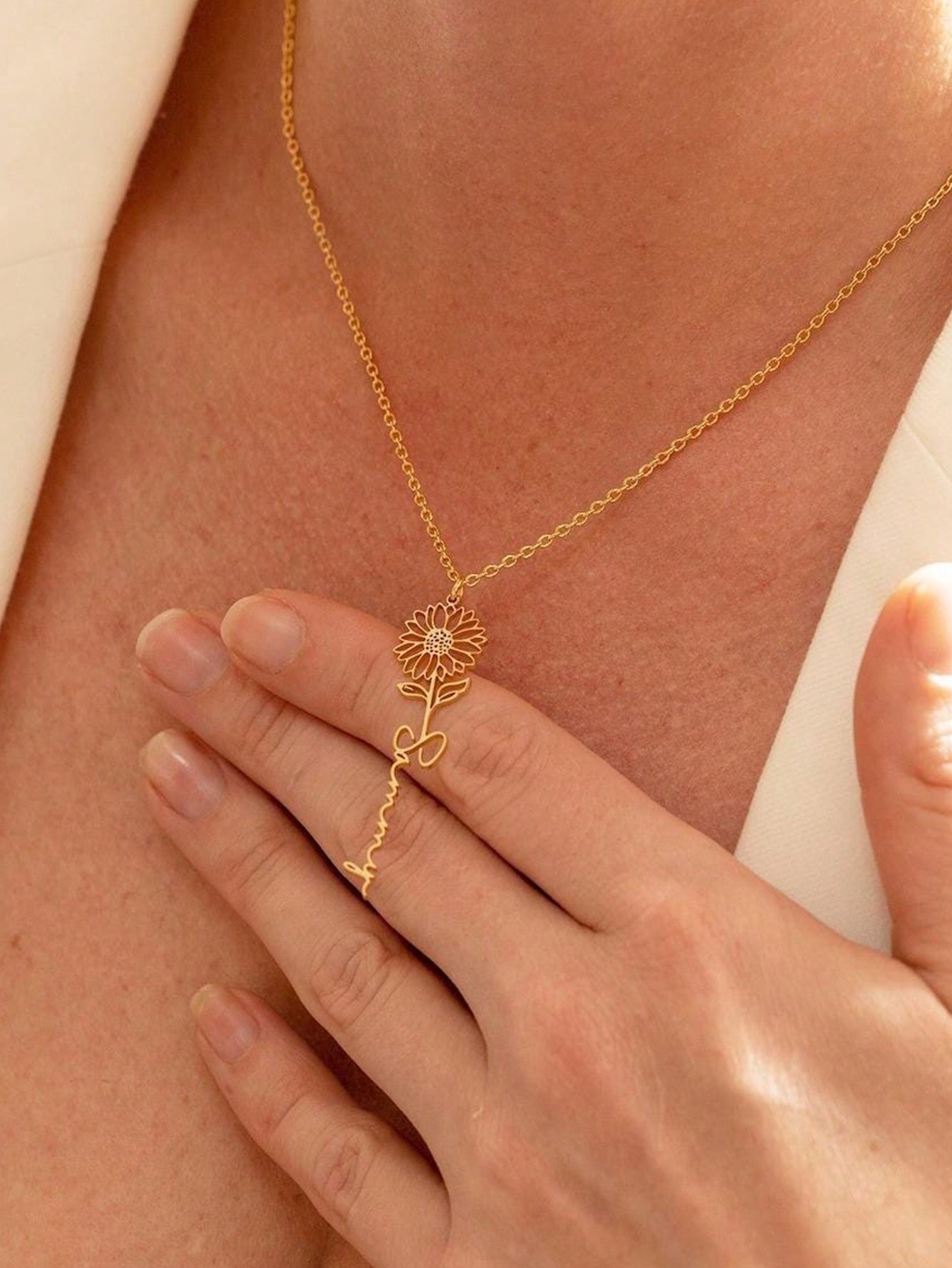 Custom 12Month Flower of Birth - Birth Flower Necklace ulasan dan harga