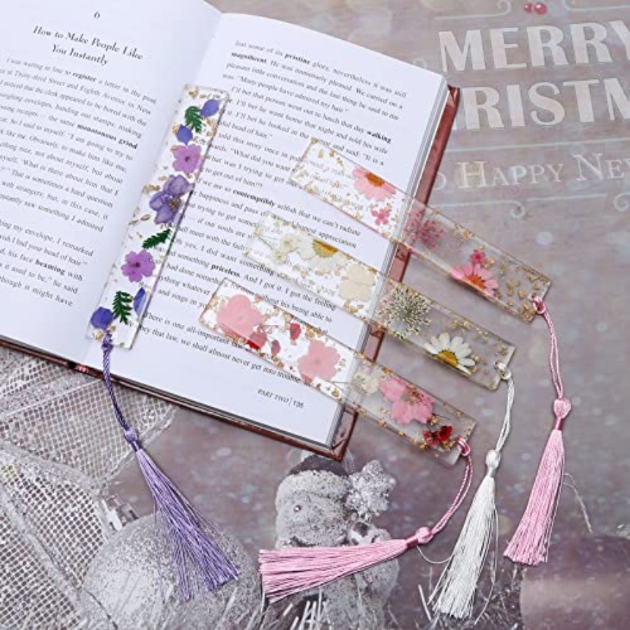 Bookmarks for Women, Book Mark - Dried Flower Bookmark ulasan dan harga