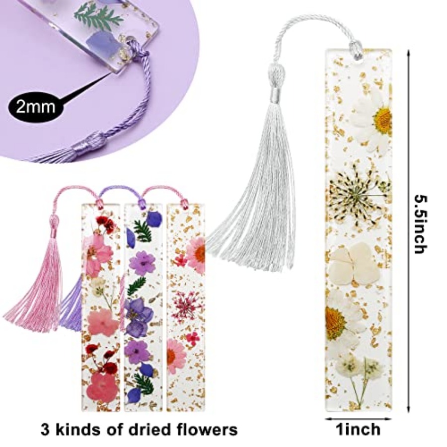 Bookmarks for Women, Book Mark - Dried Flower Bookmark ulasan dan harga