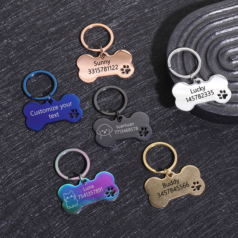 Custom Name Dog Tags Personali - Pet Portrait Custom ulasan dan harga