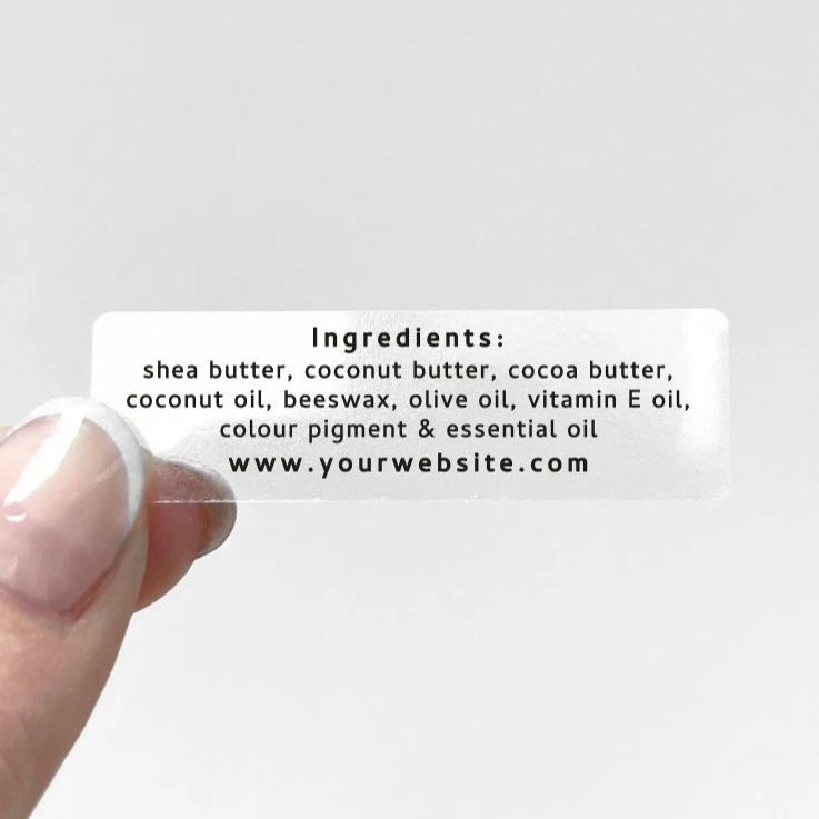 Custom Transparent Sticker Per - Personalised Candle Label ulasan dan harga