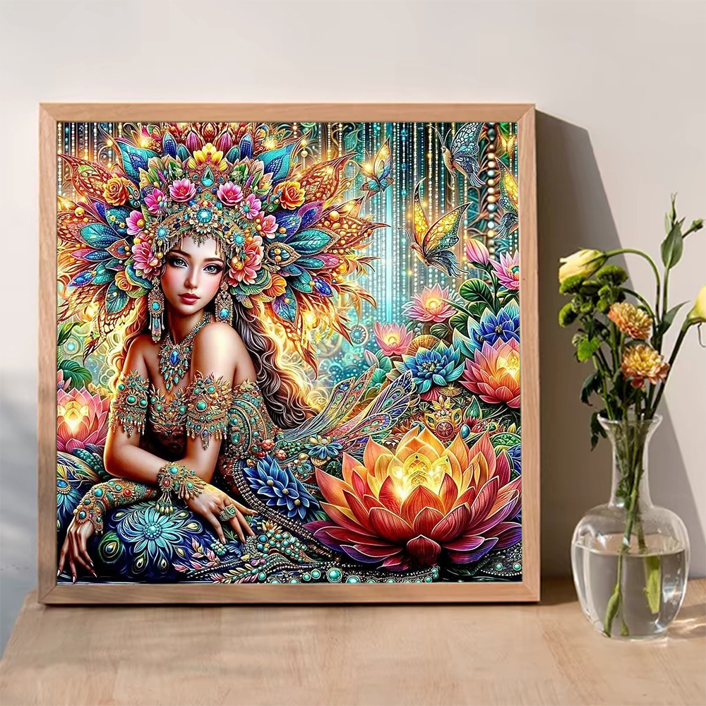 Momoart Diamond Mosaic Woman R - Photo Mosaic Print ulasan dan harga
