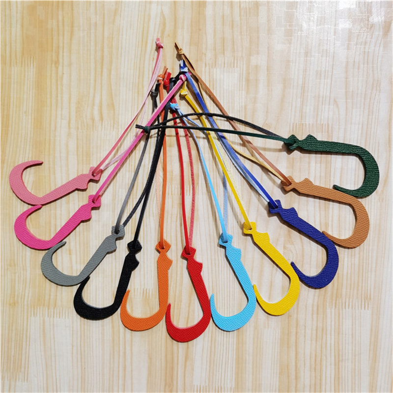 Natural Leather Keychain with  - Monogram Keychain Leather ulasan dan harga