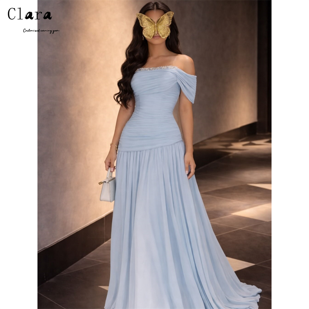 Clara Custom Sky Blue A-line S - Custom Night Sky ulasan dan harga