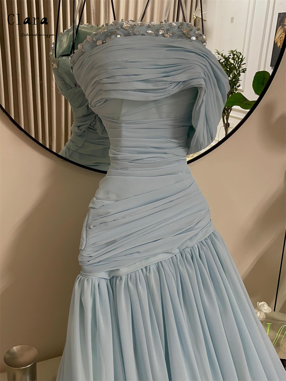 Clara Custom Sky Blue A-line S - Custom Night Sky ulasan dan harga