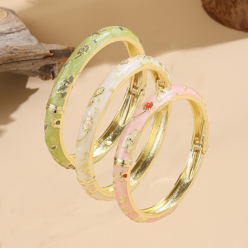 Jardme 3 Pcs Enamel Cloisonne  - Coordinates Bracelet ulasan dan harga