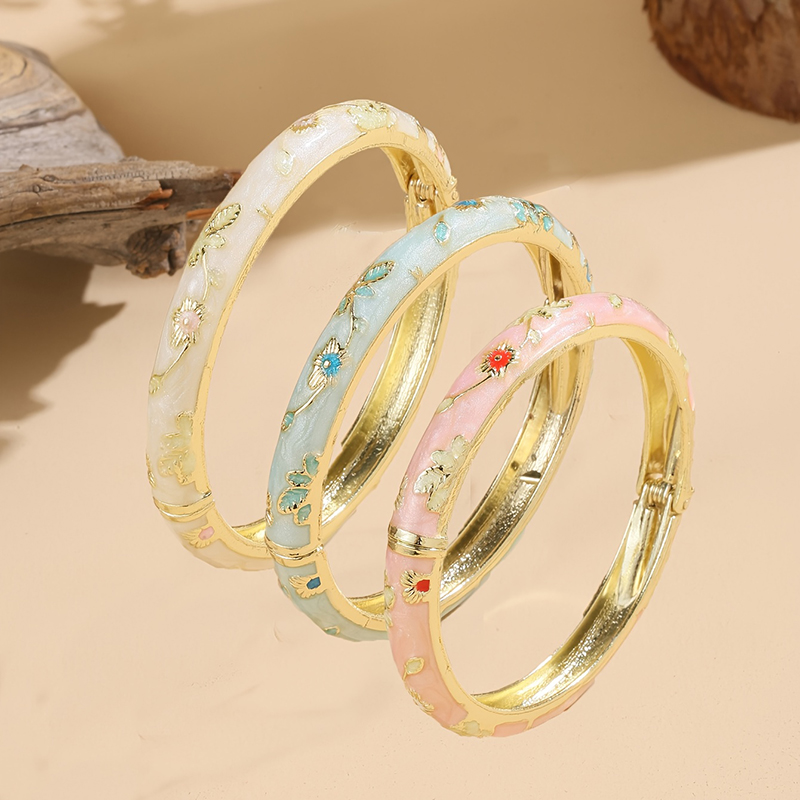 Jardme 3 Pcs Enamel Cloisonne  - Coordinates Bracelet ulasan dan harga