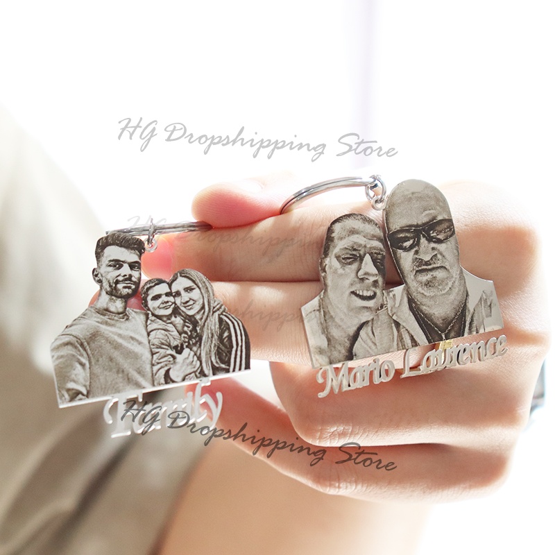 Personalized Baby Photo Keycha - Pet Portrait Custom ulasan dan harga