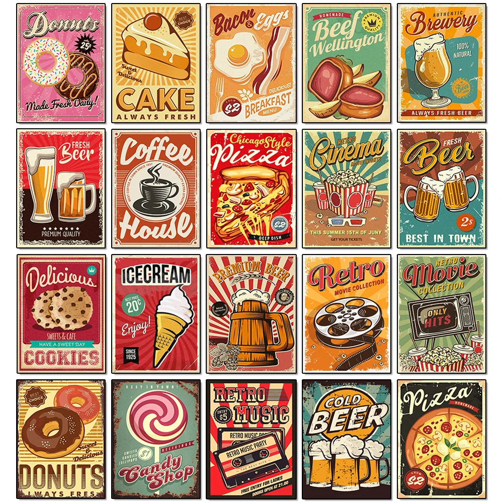 5D Diamond Painting Food Poste - Photo Mosaic Print ulasan dan harga