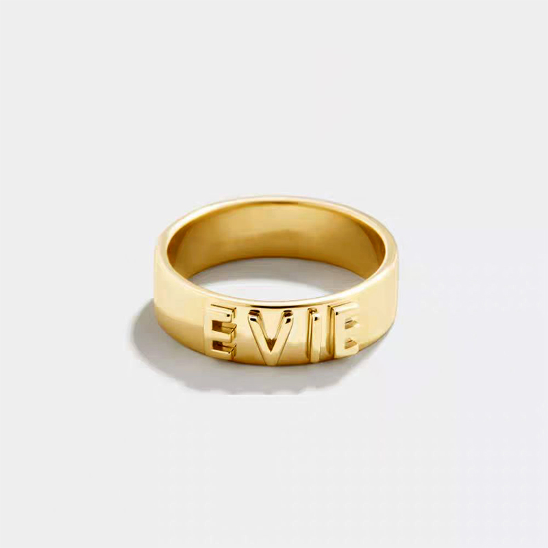 Personalized Name Ring for Men - Initial Ring Custom ulasan dan harga