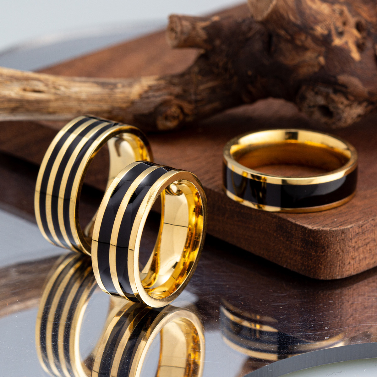 6mm/8mm Oil Dropping Ring Fash - Initial Ring Custom ulasan dan harga