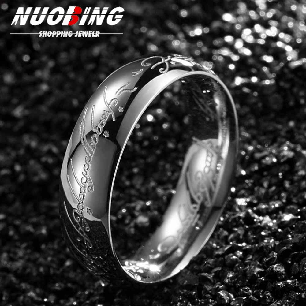 6MM Stainless Steel Exquisite  - Initial Ring Custom ulasan dan harga