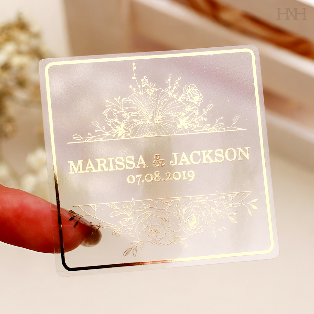 50 sheets Personalized Wedding - Personalised Candle Label ulasan dan harga