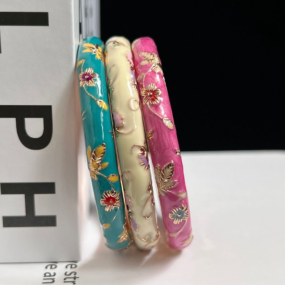 Enamel Chinese Cloisonne Brace - Coordinates Bracelet ulasan dan harga