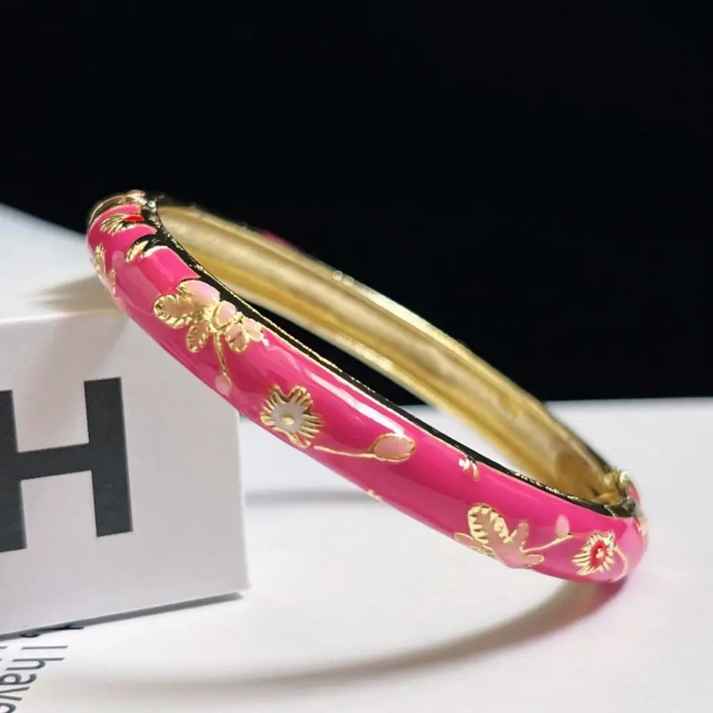 Enamel Chinese Cloisonne Brace - Coordinates Bracelet ulasan dan harga