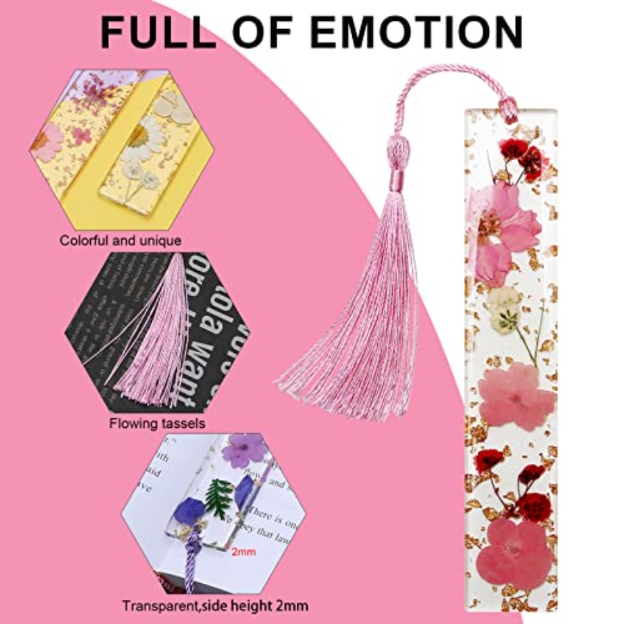 Bookmarks for Women, Book Mark - Dried Flower Bookmark ulasan dan harga